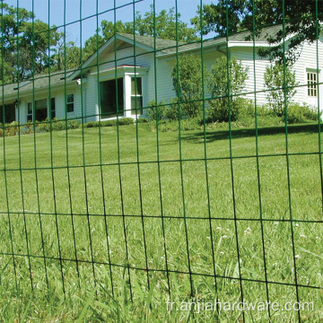 50 * 75 Euro Wire Mesh Fence Green Couleur